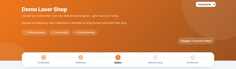 Storefront in Dutch