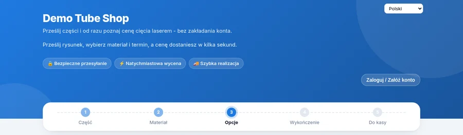 Storefront in Polish